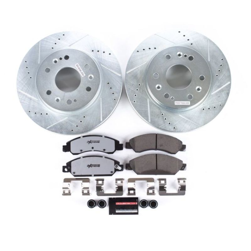Power Stop 07-08 Cadillac Escalade Front Z36 Truck & Tow Brake Kit PowerStop Brake Kits - Performance D&S AXOPROS