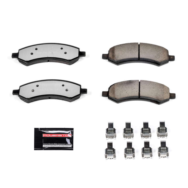 Power Stop 07-09 Chrysler Aspen Front Z36 Truck & Tow Brake Pads w/Hardware PowerStop Brake Pads - Performance AXOPROS