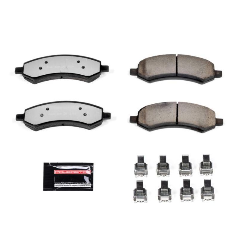 Power Stop 07-09 Chrysler Aspen Front Z36 Truck & Tow Brake Pads w/Hardware PowerStop Brake Pads - Performance AXOPROS