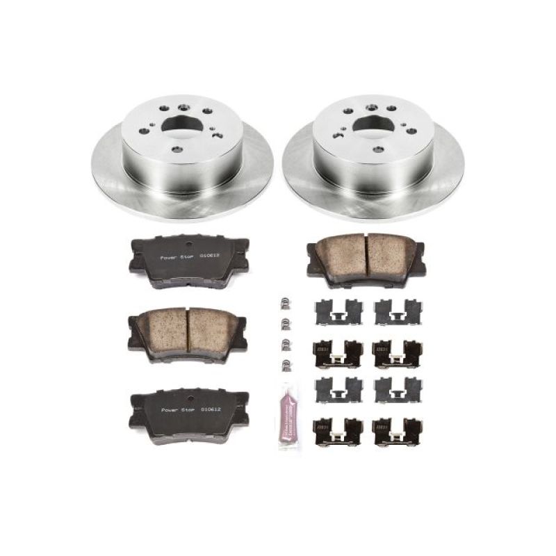 Power Stop 07-12 Lexus ES350 Rear Autospecialty Brake Kit PowerStop Brake Kits - OE AXOPROS