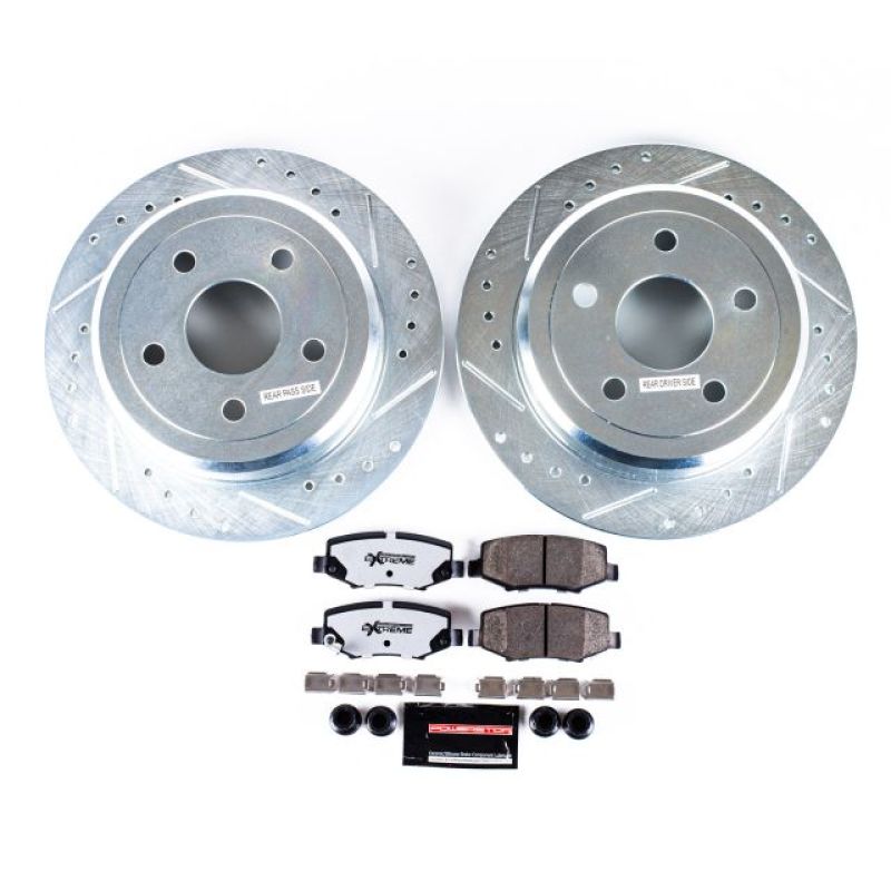 Power Stop 07-17 Jeep Wrangler Rear Z36 Truck & Tow Brake Kit PowerStop Brake Kits - Performance D&S AXOPROS