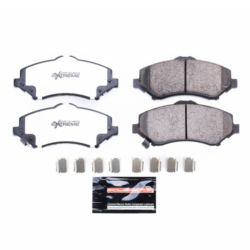 Power Stop 07-18 Jeep Wrangler Front Z36 Truck & Tow Brake Pads w/Hardware PowerStop Brake Pads - Performance AXOPROS