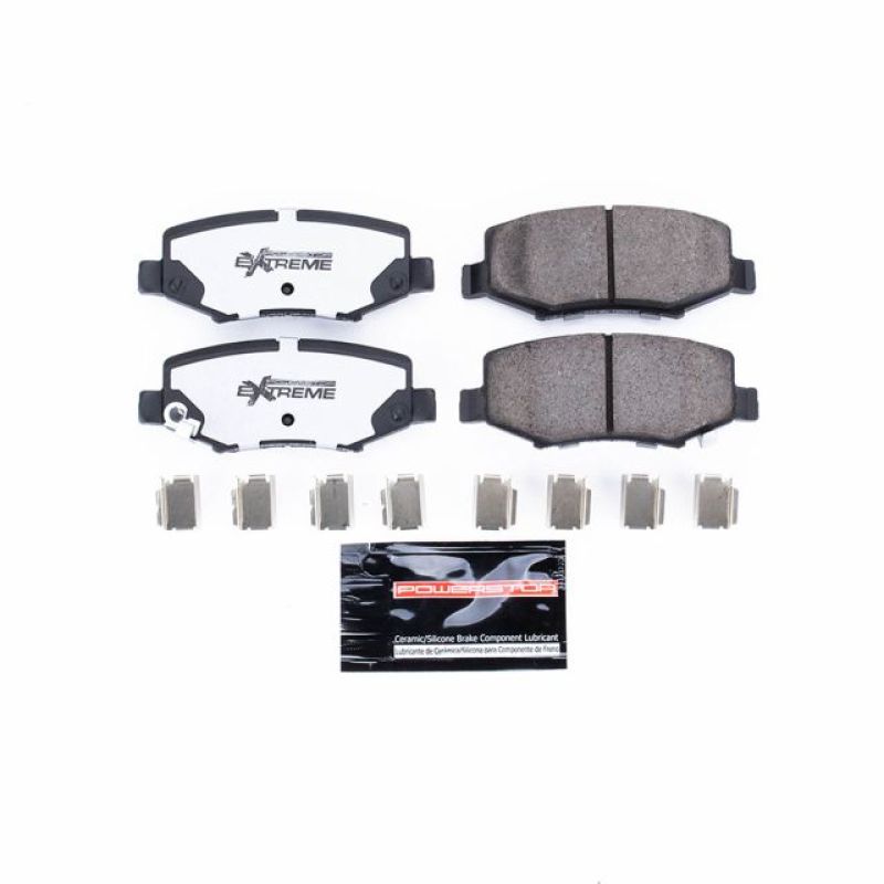 Power Stop 07-18 Jeep Wrangler Rear Z36 Truck & Tow Brake Pads w/Hardware PowerStop Brake Pads - Performance AXOPROS