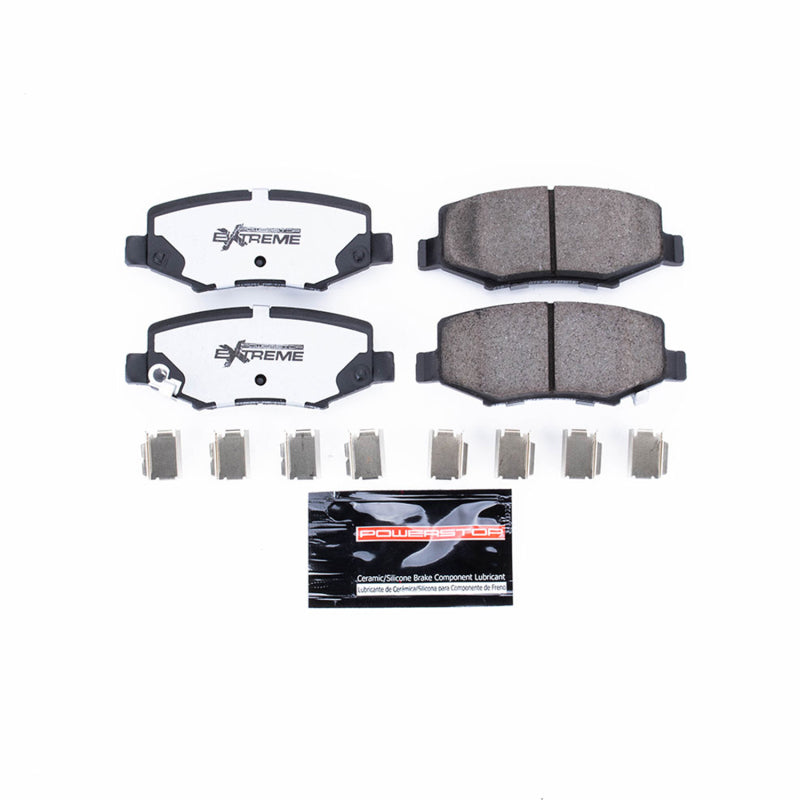 Power Stop 07-18 Jeep Wrangler Rear Z36 Truck & Tow Brake Pads w/Hardware PowerStop Brake Pads - Performance AXOPROS