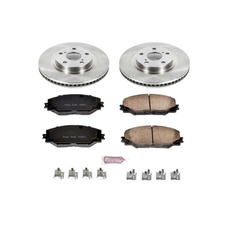 Power Stop 09-10 Pontiac Vibe Front Autospecialty Brake Kit PowerStop Brake Kits - OE AXOPROS