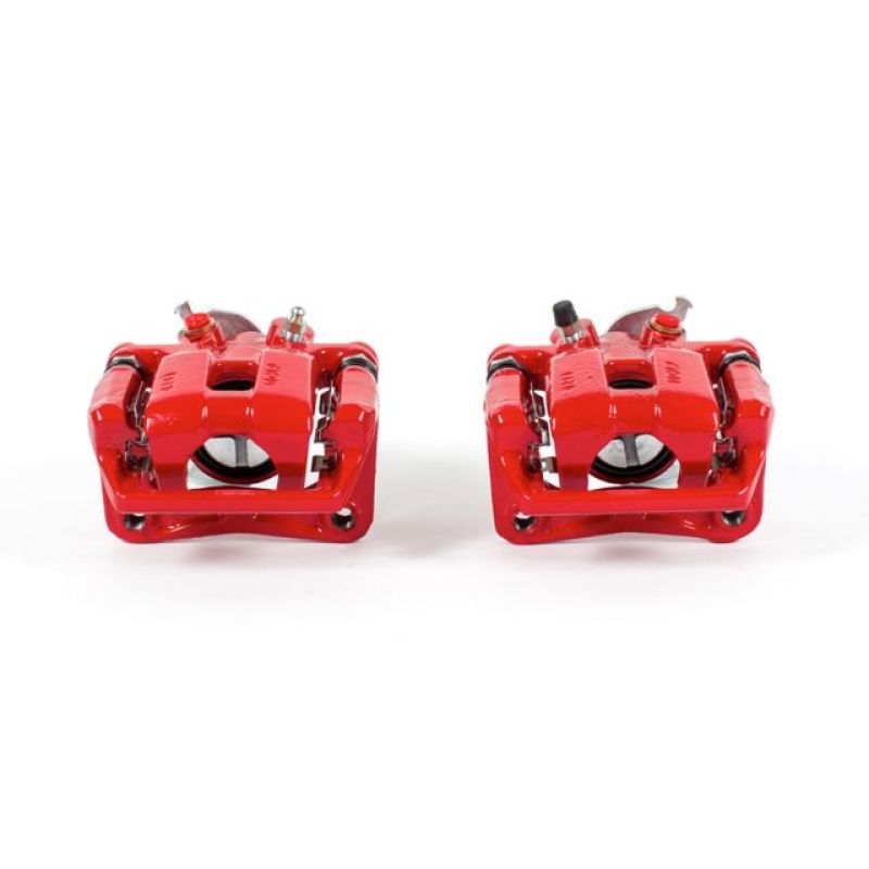 Power Stop 09-14 Acura TSX Rear Red Calipers w/Brackets - Pair PowerStop Brake Calipers - Perf AXOPROS