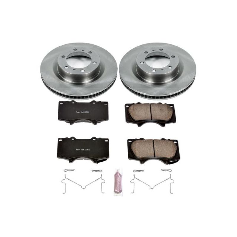 Power Stop 10-19 Lexus GX460 Front Autospecialty Brake Kit PowerStop Brake Kits - OE AXOPROS