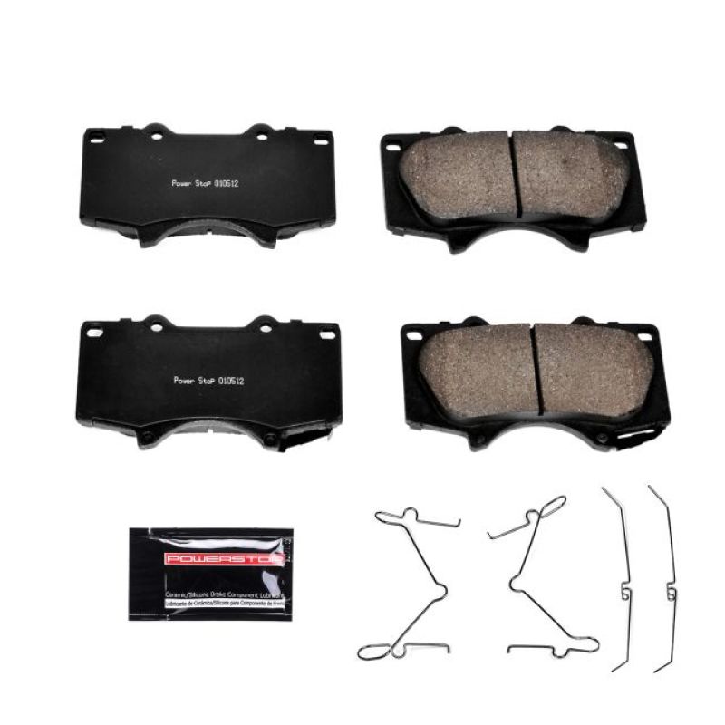 Power Stop 10-19 Lexus GX460 Front Z23 Evolution Sport Brake Pads w/Hardware PowerStop Brake Pads - Performance AXOPROS