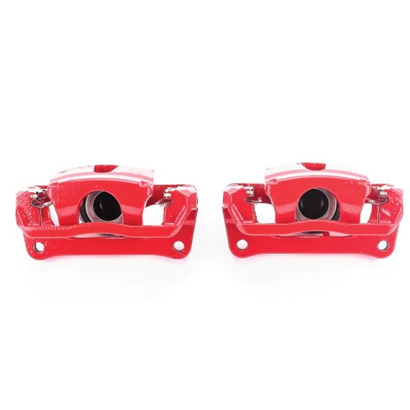 Power Stop 12-17 Ford F-150 Rear Red Calipers w/Brackets - Pair PowerStop Brake Calipers - Perf AXOPROS