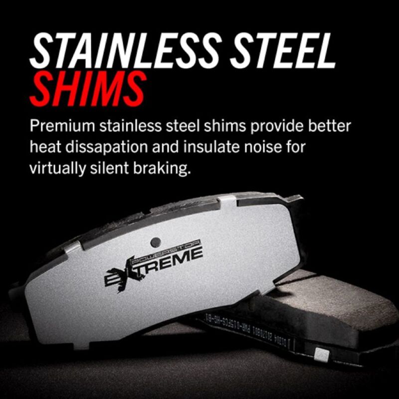 Power Stop 12-19 Ford F-150 Rear Z36 Truck & Tow Brake Pads w/Hardware PowerStop Brake Pads - Performance AXOPROS