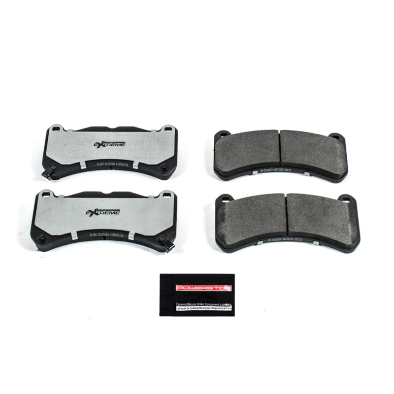 Power Stop 13-14 Ford Mustang Front Z26 Extreme Street Brake Pads w/Hardware PowerStop Brake Pads - Performance AXOPROS