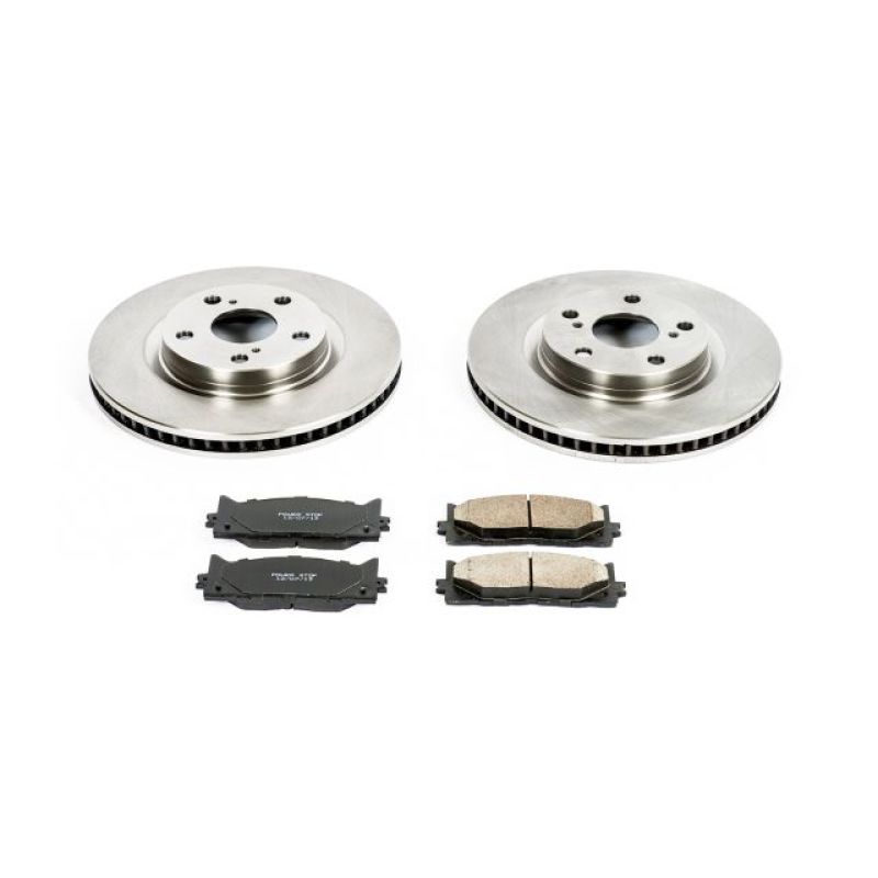Power Stop 13-18 Lexus ES300h Front Autospecialty Brake Kit PowerStop Brake Kits - OE AXOPROS