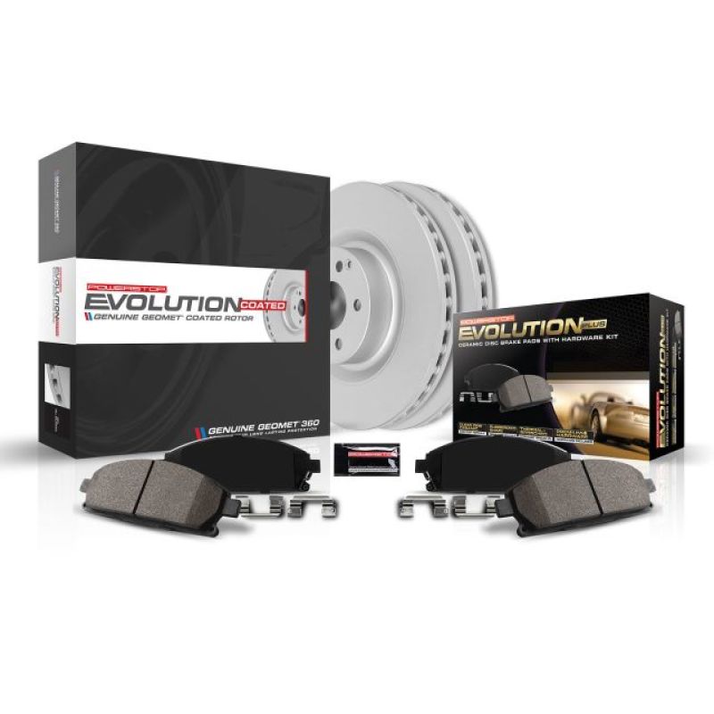 Power Stop 13-19 Honda Accord Front Z17 Evolution Geomet Coated Brake Kit PowerStop Brake Kits - Performance Blank  AXOPROS