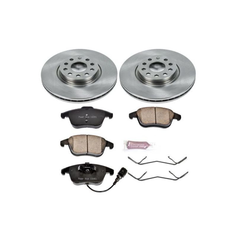 Power Stop 15-18 Audi Q3 Front Autospecialty Brake Kit PowerStop Brake Kits - OE AXOPROS
