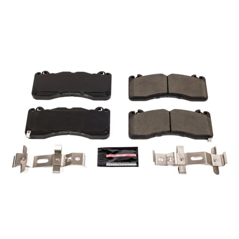 Power Stop 15-19 Ford Mustang Front Z23 Evolution Sport Brake Pads w/Hardware PowerStop Brake Pads - Performance AXOPROS