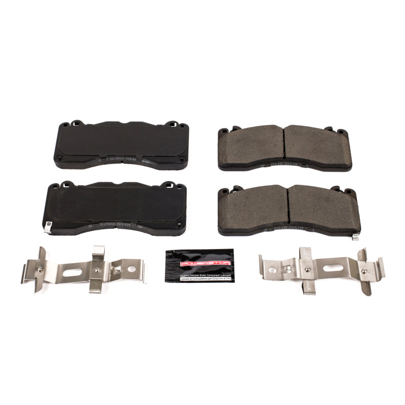 Power Stop 15-19 Ford Mustang Front Z23 Evolution Sport Brake Pads w/Hardware PowerStop Brake Pads - Performance AXOPROS