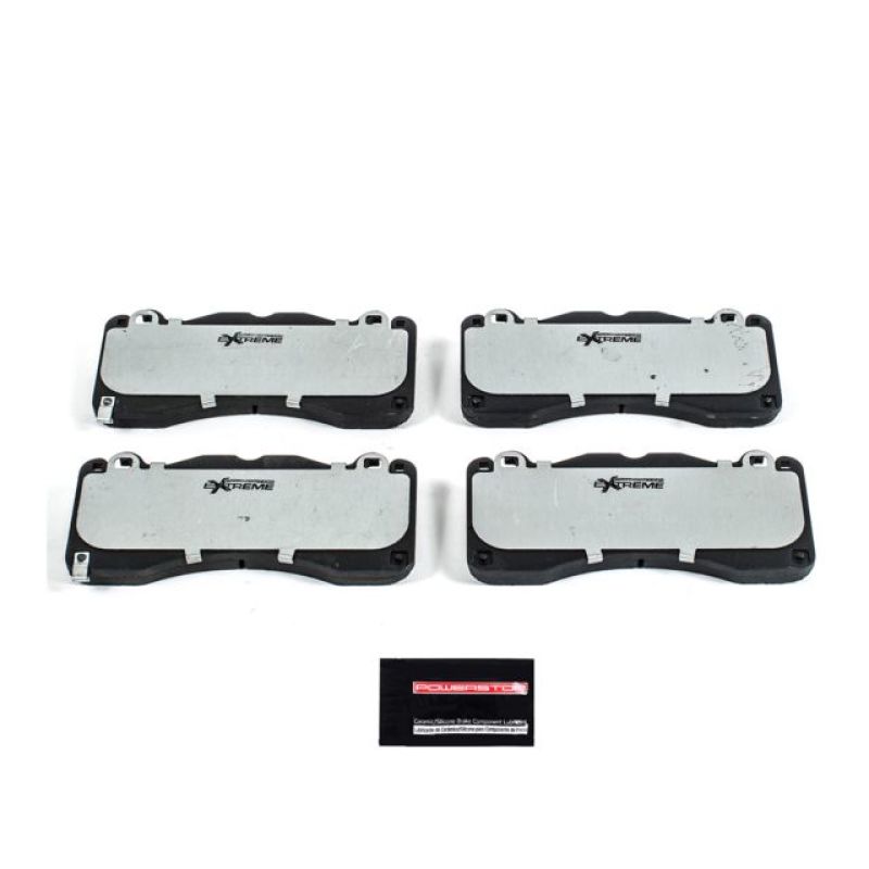 Power Stop 15-19 Ford Mustang Front Z26 Extreme Street Brake Pads w/Hardware PowerStop Brake Pads - Performance AXOPROS