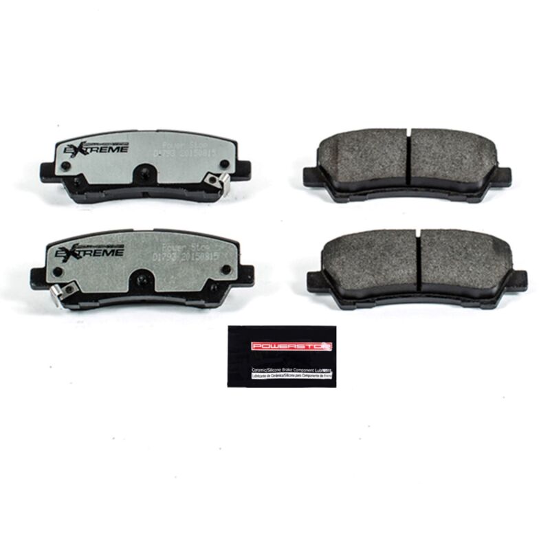Power Stop 15-19 Ford Mustang Rear Z26 Extreme Street Brake Pads w/Hardware PowerStop Brake Pads - Performance AXOPROS