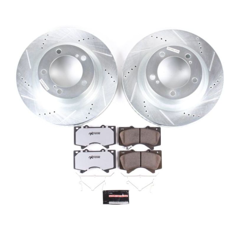 Power Stop 16-18 Lexus LX570 Front Z36 Truck & Tow Brake Kit PowerStop Brake Kits - Performance D&S AXOPROS