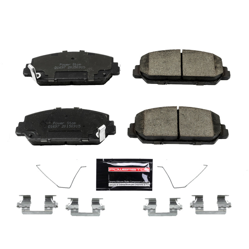 Power Stop 16-19 Acura ILX Front Z23 Evolution Sport Brake Pads w/Hardware PowerStop Brake Pads - Performance AXOPROS