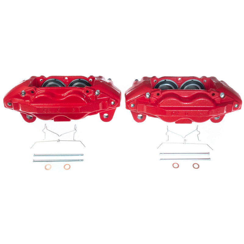 Power Stop 16-21 Toyota Sequoia Front Red Calipers - Pair PowerStop Brake Calipers - Perf AXOPROS