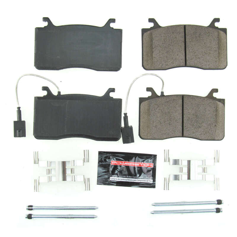 Power Stop 17-18 Alfa Romeo Giulia Front Z23 Evolution Sport Brake Pads w/Hardware PowerStop Brake Pads - Performance AXOPROS