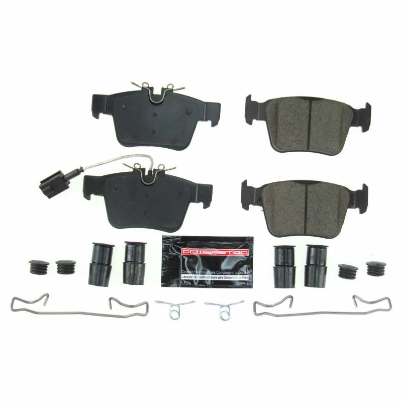 Power Stop 17-18 Alfa Romeo Giulia Rear Z23 Evolution Sport Brake Pads w/Hardware PowerStop Brake Pads - Performance AXOPROS