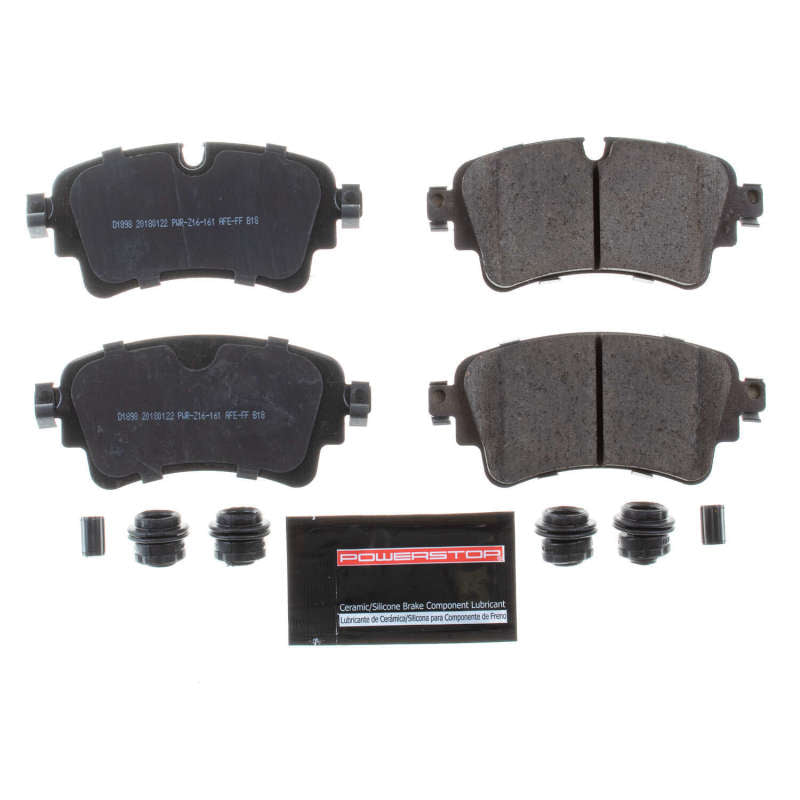Power Stop 17-19 Audi A4 Rear Z23 Evolution Sport Brake Pads w/Hardware PowerStop Brake Pads - Performance AXOPROS