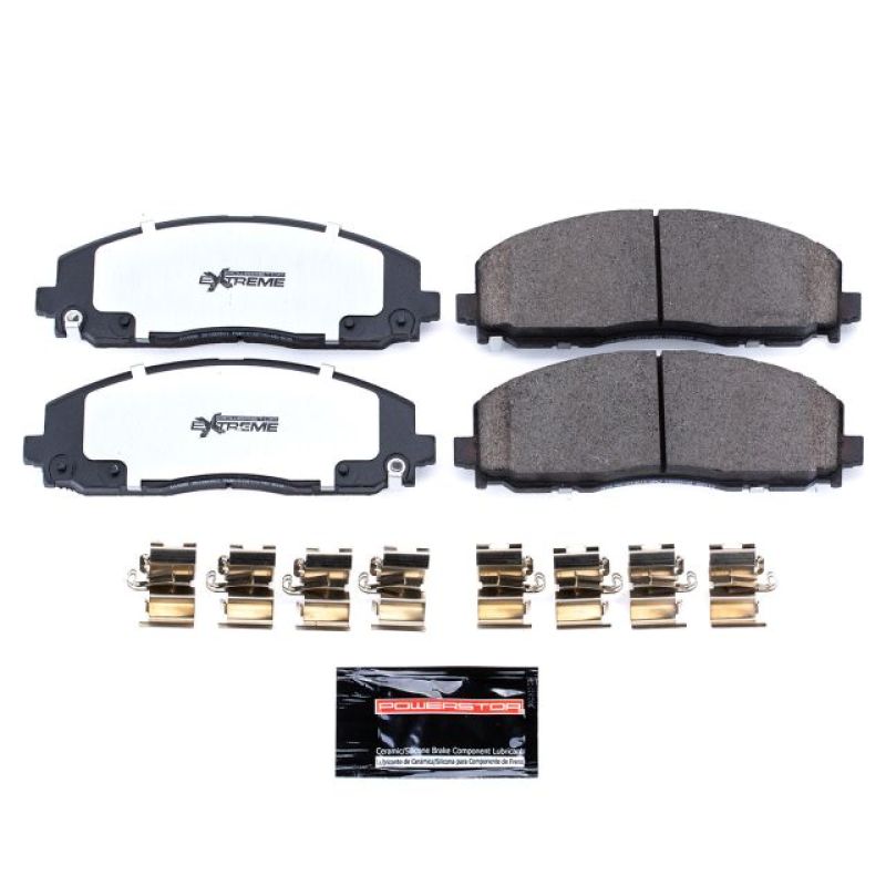 Power Stop 17-19 Chrysler Pacifica Front Z36 Truck & Tow Brake Pads w/Hardware PowerStop Brake Pads - Performance AXOPROS