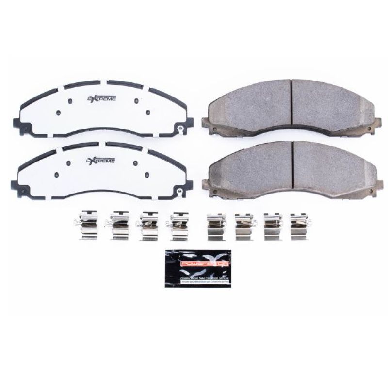 Power Stop 17-19 Ford F-450 Super Duty Front Z36 Truck & Tow Brake Pads w/Hardware PowerStop Brake Pads - Performance AXOPROS