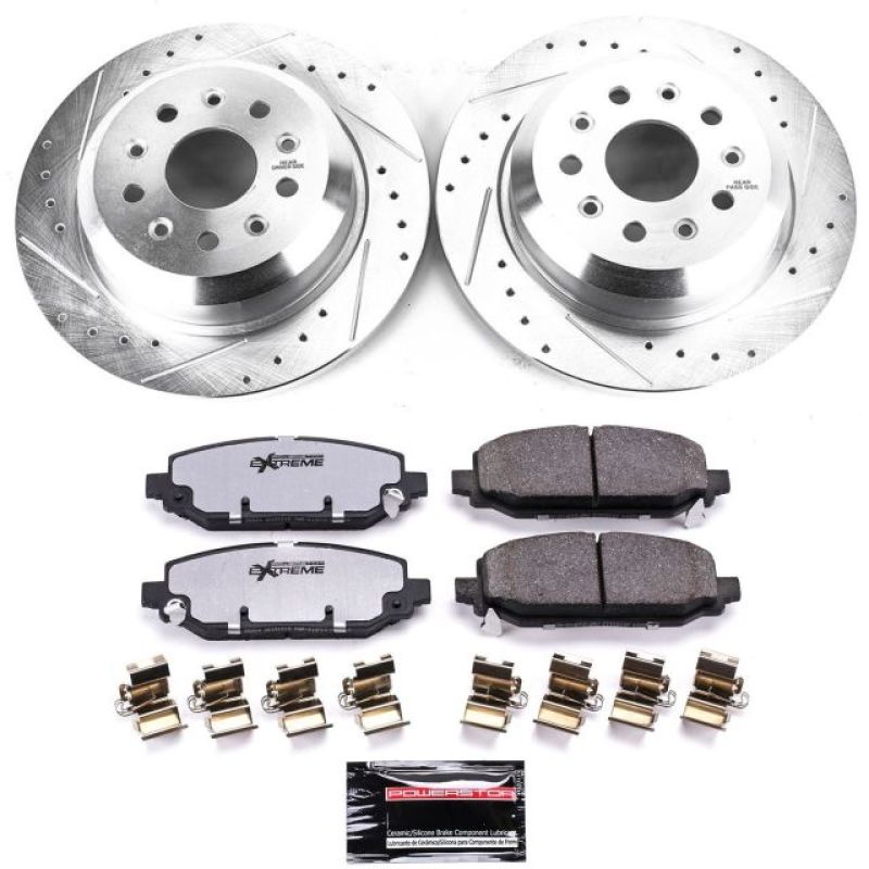 Power Stop 18-19 Jeep Wrangler Rear Z36 Truck & Tow Brake Kit PowerStop Brake Kits - Performance D&S AXOPROS
