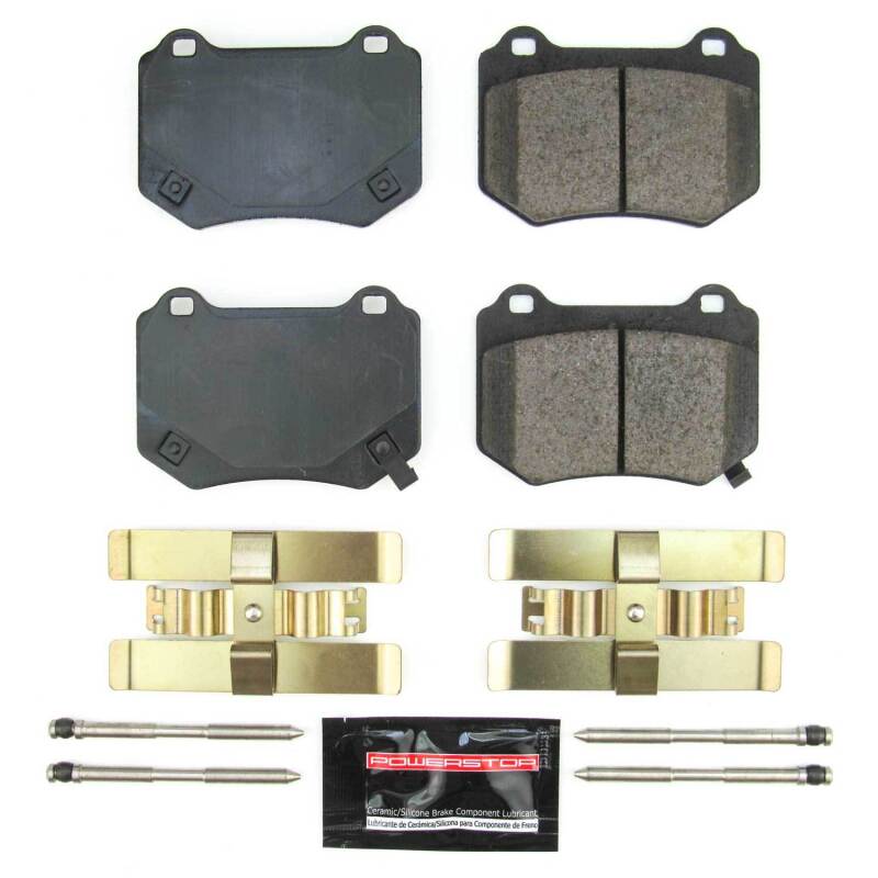 Power Stop 18-19 Subaru WRX STi Rear Z23 Evolution Sport Brake Pads w/Hardware PowerStop Brake Pads - Performance AXOPROS