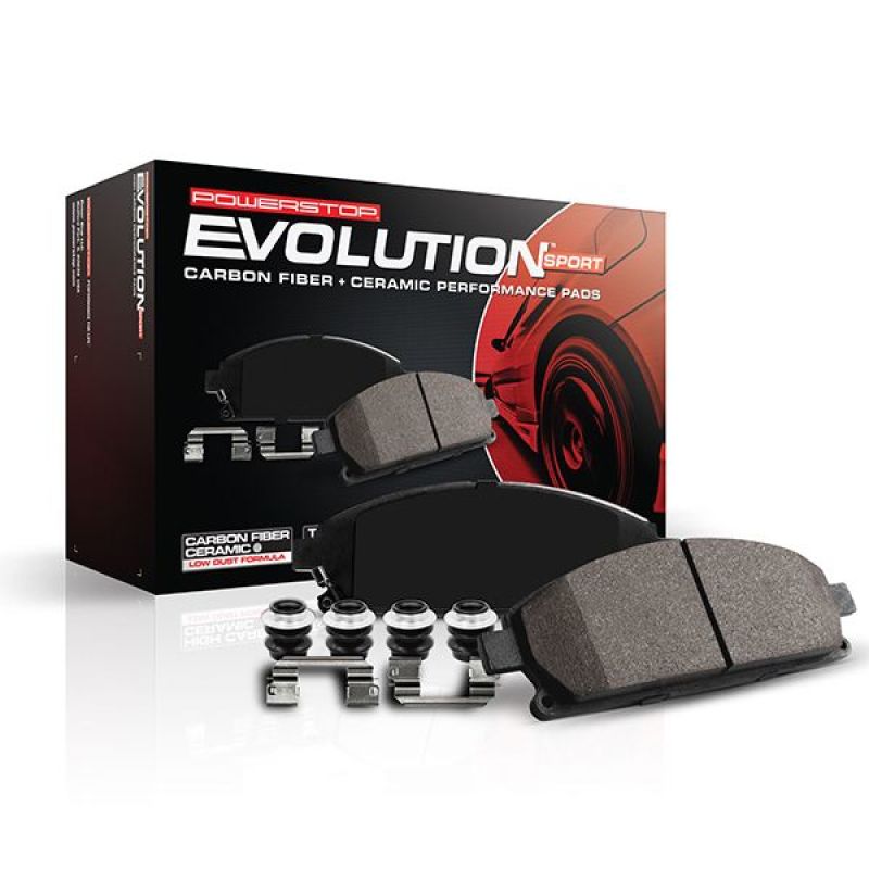 Power Stop 18-21 BMW M5 Rear Z23 Evo Sport Brake Pads w/Hardware PowerStop Brake Pads - Performance AXOPROS
