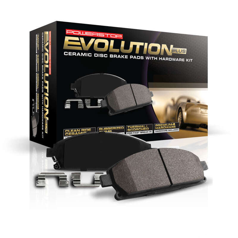 Power Stop 20-21 Mercedes-Benz GLE350 Front Z17 Evo Ceramic Brake Pad w/Hardware PowerStop Brake Pads - OE AXOPROS