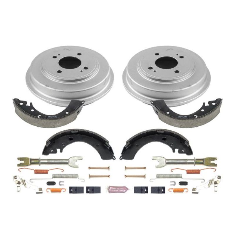 Power Stop 2001 Honda Civic Coupe Rear Autospecialty Drum Kit PowerStop Brake Drums  AXOPROS
