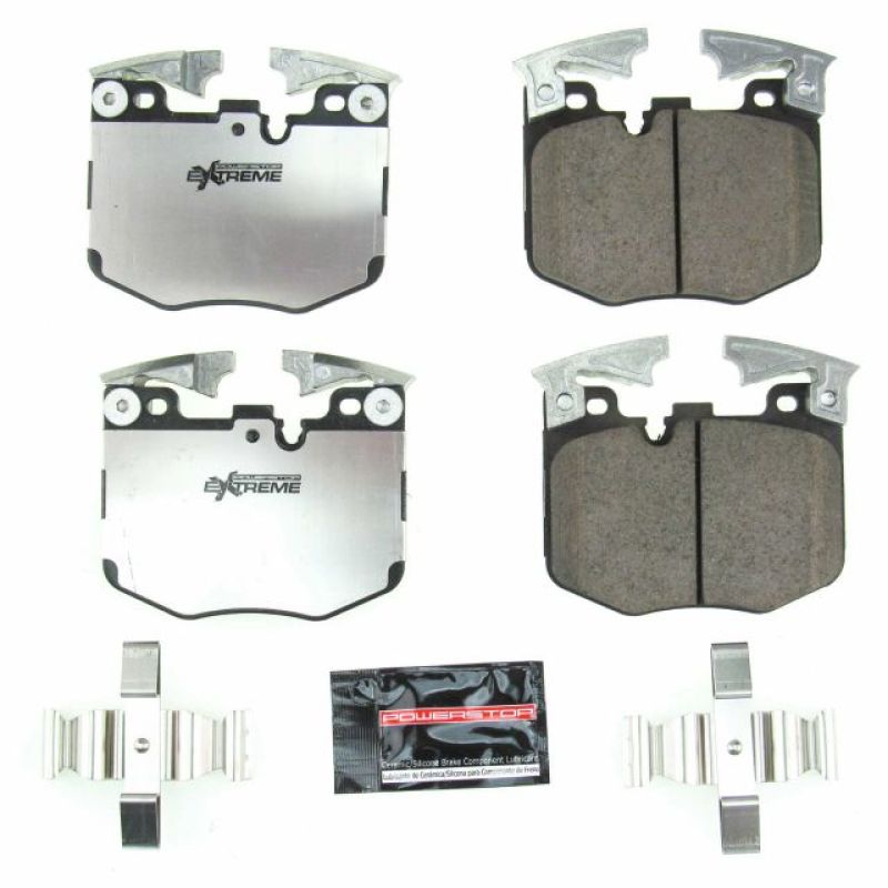 Power Stop 2019 BMW 330i Front Z26 Extreme Street Brake Pads w/Hardware PowerStop Brake Pads - Performance AXOPROS