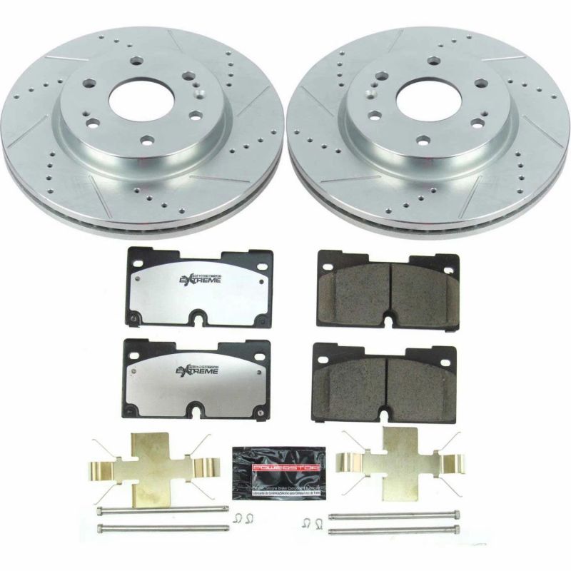 Power Stop 2019 Chevrolet Silverado 1500 Front Z36 Truck & Tow Brake Kit PowerStop Brake Kits - Performance D&S AXOPROS