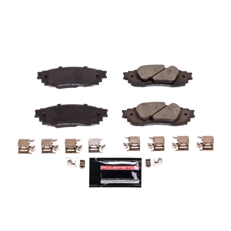 Power Stop 2019 Lexus ES300h Rear Z23 Evolution Sport Brake Pads w/Hardware PowerStop Brake Pads - Performance AXOPROS