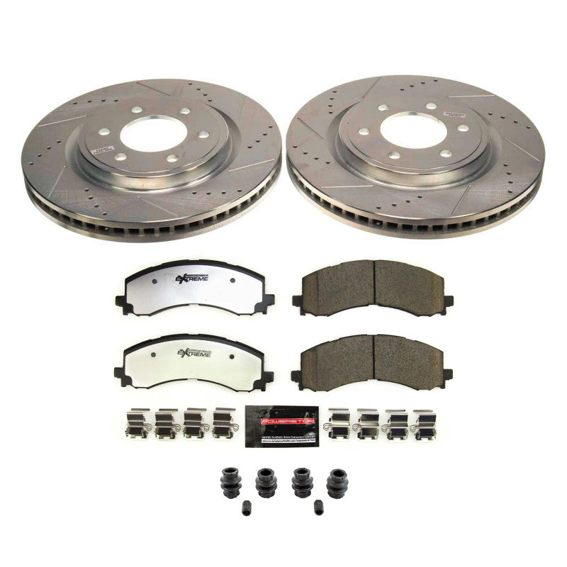 Power Stop 2022 Lincoln Navigator Front Z36 Truck & Tow Brake Kit PowerStop Brake Kits - Performance D&S AXOPROS
