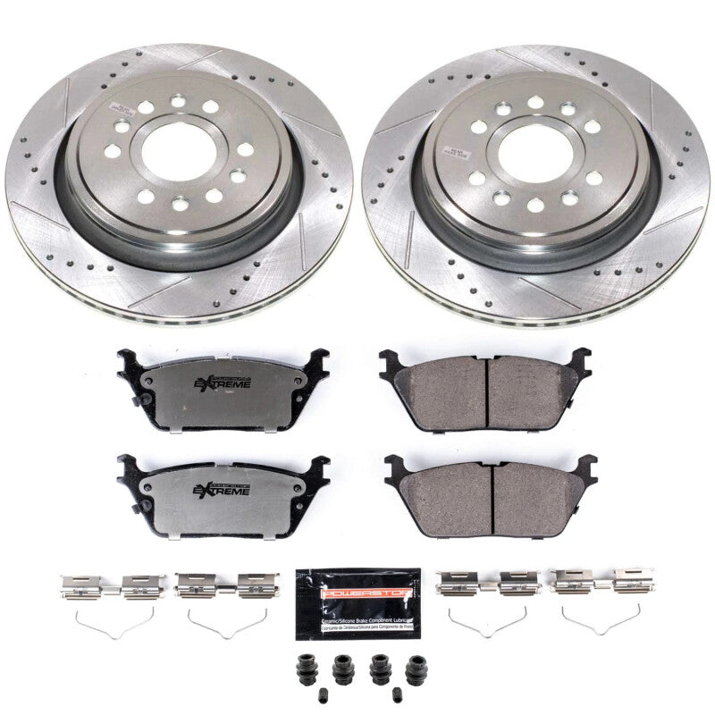 Power Stop 22-23 Jeep Grand Wagoneer Rear Z36 Truck & Tow Brake Kit PowerStop Brake Kits - Performance D&S AXOPROS