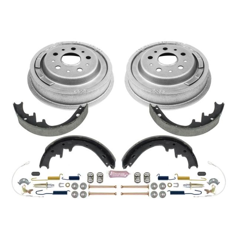 Power Stop 62-68 Ford Fairlane Rear Autospecialty Drum Kit PowerStop Brake Drums  AXOPROS