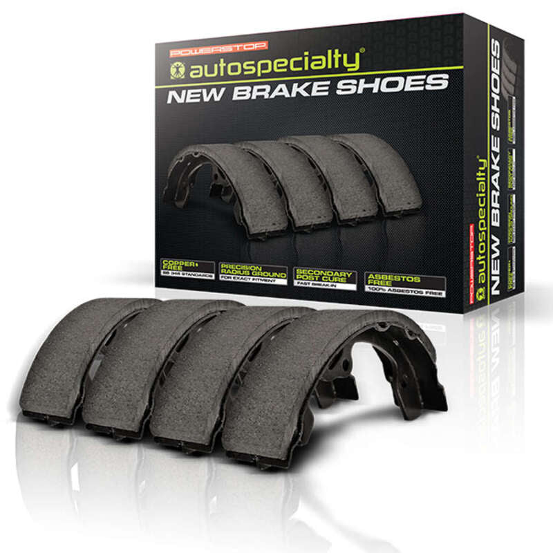 Power Stop 65-82 Chevrolet Corvette Rear Autospecialty Parking Brake Shoes PowerStop Brake Shoes AXOPROS