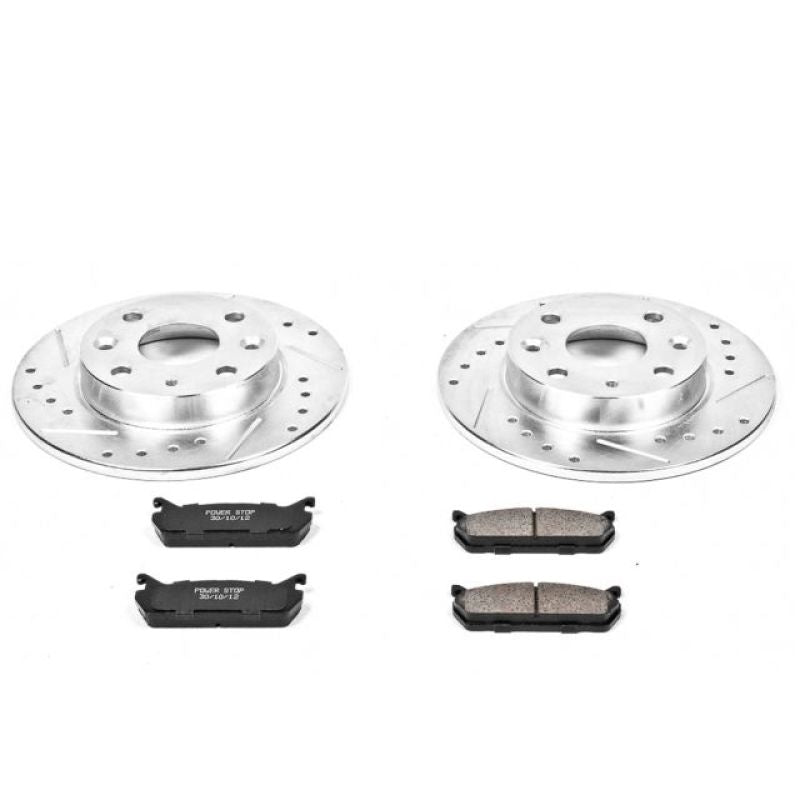 Power Stop 90-93 Mazda Miata Rear Z23 Evolution Sport Brake Kit PowerStop Brake Kits - Performance D&S AXOPROS