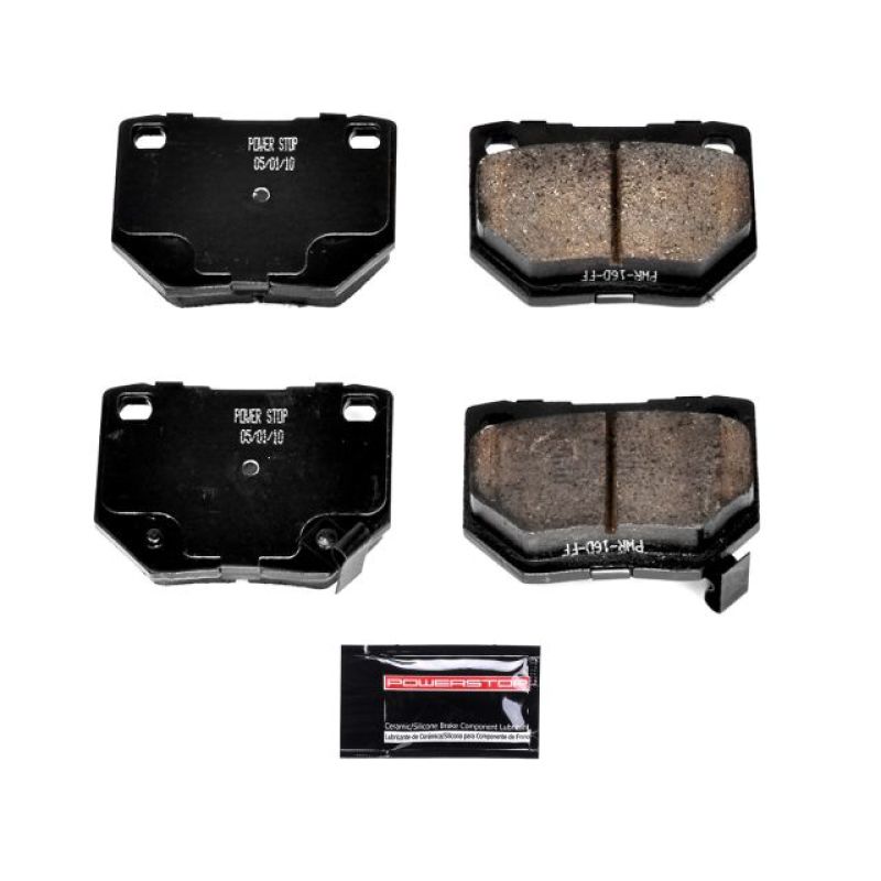 Power Stop 90-96 Nissan 300ZX Rear Z23 Evolution Sport Brake Pads w/Hardware PowerStop Brake Pads - Performance AXOPROS