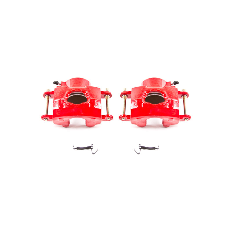 Power Stop 94-96 Chevrolet Impala Front Red Calipers w/o Brackets - Pair PowerStop Brake Calipers - Perf AXOPROS