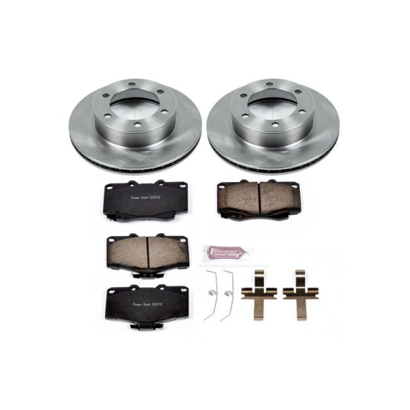 Power Stop 95-02 Toyota 4Runner Front Autospecialty Brake Kit PowerStop Brake Kits - OE AXOPROS