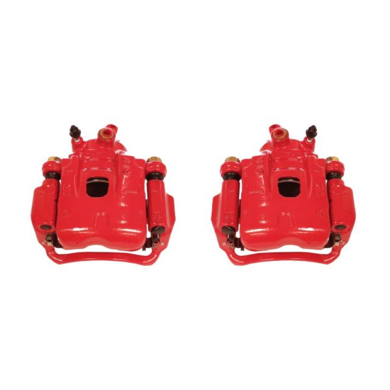 Power Stop 95-04 Toyota Tacoma Front Red Calipers w/Brackets - Pair PowerStop Brake Calipers - Perf  AXOPROS