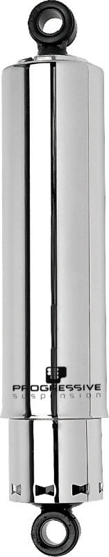 Progressive Harley 412 Series Shocks 12.0in - Chrome Progressive Shocks and Struts AXOPROS