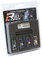 Project Kics 12X1.50 R40 Iconix Neochrome Lug Nut Lock Set - 4 Project Kics Lug Nuts  AXOPROS