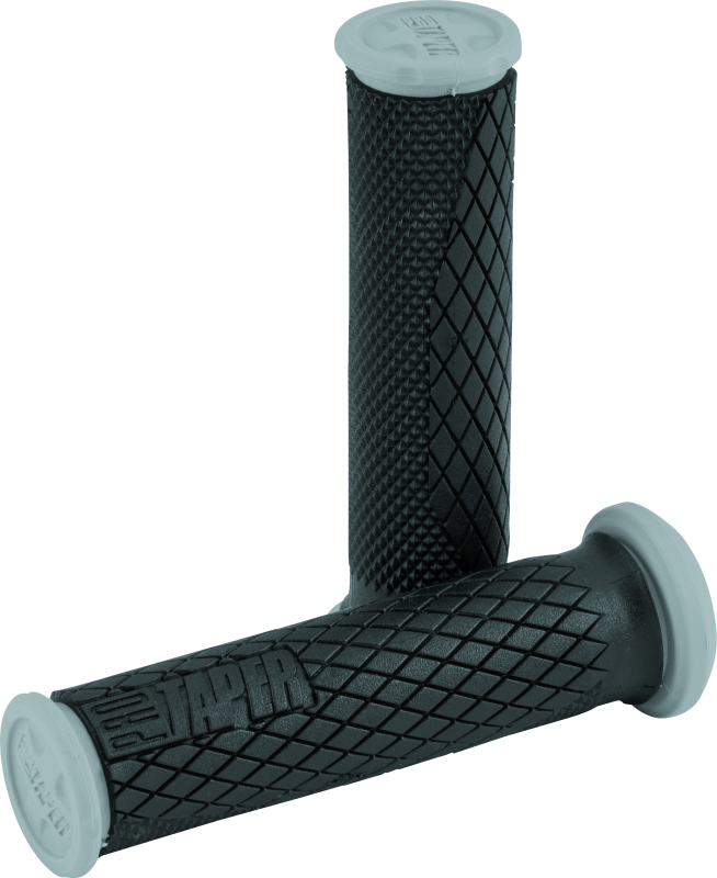 ProTaper Full Diamond Dual Density ATV Grips - Black/Gray ProTaper Grips AXOPROS